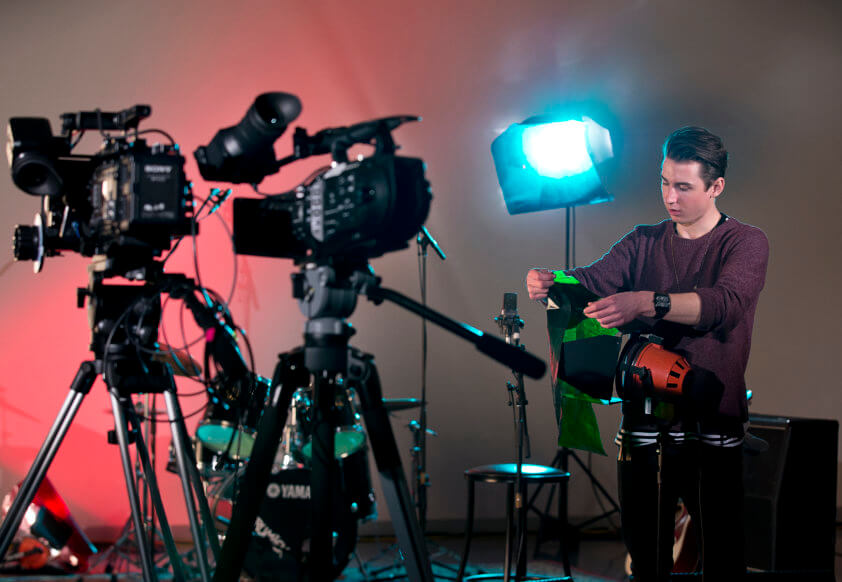 SAE Film students