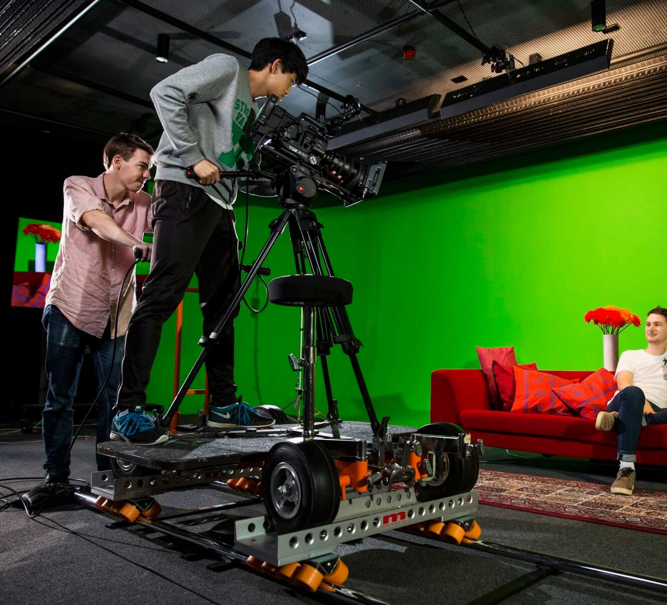 SAE film students